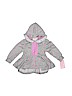Nannette Polka Dots Gray Zip Up Hoodie 18-24 MO / 24 MO - photo 1