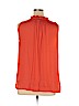 Ann Taylor LOFT 100% Polyester Orange Sleeveless Blouse Size XL - photo 2
