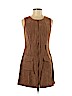 Cotton Candy 100% Polyester Tan Casual Dress Size M - photo 1