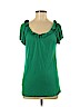 BCBGMAXAZRIA 100% Modal Green Short Sleeve Top Size M - photo 1