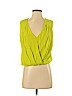 Alice + Olivia 100% Silk Green Sleeveless Silk Top Size XS - photo 1