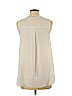 Simply Vera Vera Wang 100% Polyester Ivory Sleeveless Blouse Size M - photo 2