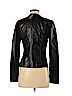 Black Rivet 100% Polyester Black Faux Leather Jacket Size XS - photo 2