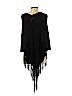 Summer & Rose 100% Acrylic Black Poncho Size P (petite) - photo 2