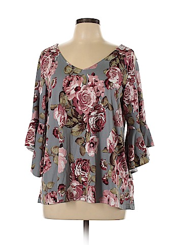 Unbranded 3/4 Sleeve Top (view 1)