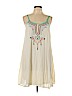 Flying Tomato 100% Polyester White Casual Dress Size L - photo 1