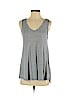 A. Ok Coevolution Blue Sleeveless Top Size 2 - photo 1