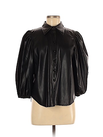 Zara Faux Leather Jacket (view 1)