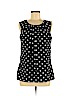 Merona 100% Polyester Black Sleeveless Blouse Size M - photo 1