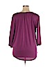 Q&A Purple Long Sleeve Top Size XL - photo 2
