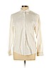 Talbots 100% Cotton White Long Sleeve Button-Down Shirt Size 10 - photo 1