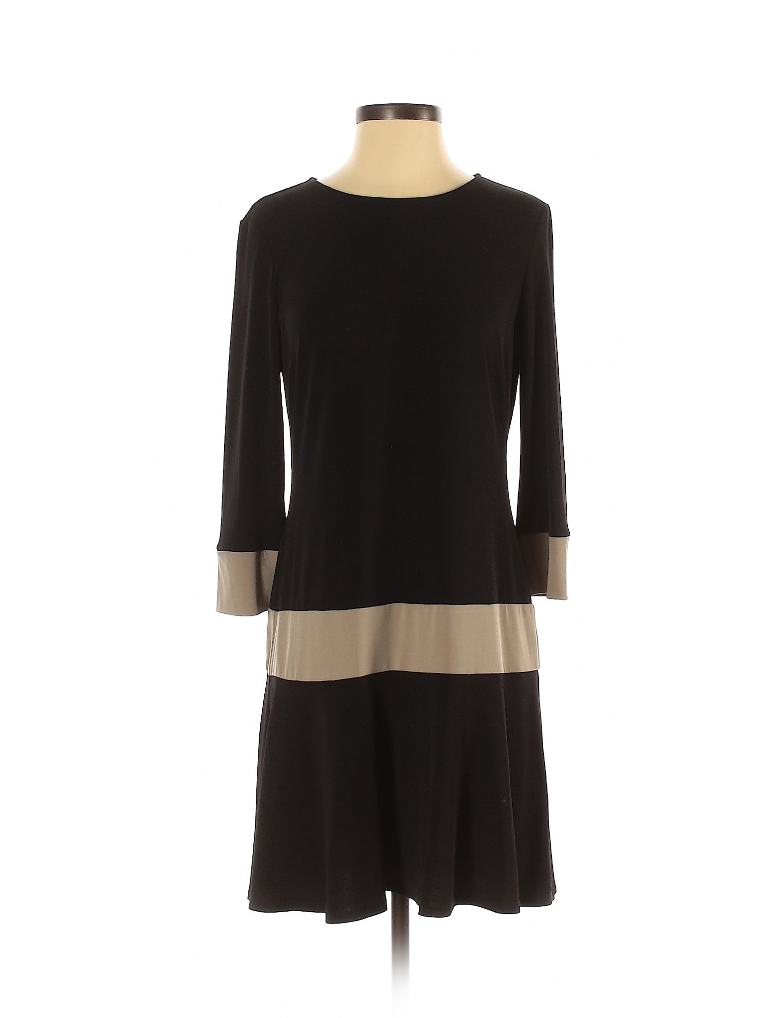 Alex + Alex Women Black Casual Dress 4 | eBay