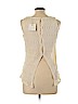 Blu Pepper 100% Cotton Ivory Sleeveless Blouse Size L - photo 2