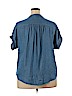 Ruby Rd. 100% Tencel Blue Short Sleeve Blouse Size XL - photo 2