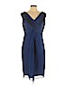 Adrianna Papell 100% Silk Blue Cocktail Dress Size 12 - photo 1