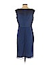 Adrianna Papell 100% Silk Blue Cocktail Dress Size 12 - photo 2