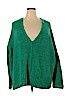 Free People 100% Cotton Teal Pullover Sweater Size Med - Lg - photo 1