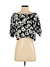 Garage 100% Polyester Black Short Sleeve Blouse Size S - photo 1
