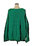 Free People 100% Cotton Teal Pullover Sweater Size Med - Lg - photo 2
