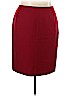 Kasper 100% Polyester Red Casual Skirt Size 18 - photo 1