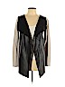 Zara 100% Polyester Tan Faux Leather Jacket Size L - photo 1