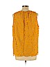 Ann Taylor LOFT Yellow Sleeveless Blouse Size L - photo 2