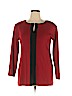 misook 100% Acrylic Red Long Sleeve Top Size XL - photo 1