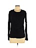 INC International Concepts Black Long Sleeve Top Size M - photo 1