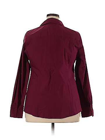 Lane Bryant Long Sleeve Button-Down Shirt (view 2)