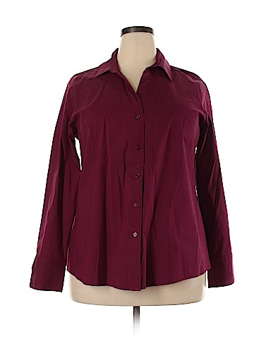 Lane Bryant Long Sleeve Button-Down Shirt (view 1)