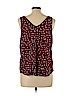 Old Navy 100% Rayon Red Sleeveless Blouse Size L - photo 2