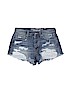 American Eagle Outfitters 100% Cotton Blue Denim Shorts Size 6 - photo 1