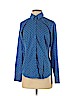 Van Heusen 100% Polyester Blue Long Sleeve Blouse Size S - photo 1