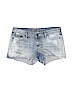 Abercrombie & Fitch 100% Cotton Blue Denim Shorts Size 6 - photo 1