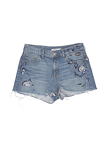 Zara Basic Denim Shorts (view 1)