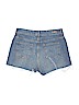 Zara Basic 100% Cotton Blue Denim Shorts Size 6 - photo 2