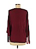 Lush 100% Polyester Burgundy 3/4 Sleeve Blouse Size M - photo 2
