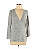 Gap Outlet Gray Long Sleeve Top Size M - photo 1
