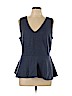 Banana Republic Blue Sleeveless Top Size 12 - photo 1