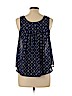 Xhilaration 100% Polyester Blue Sleeveless Blouse Size L - photo 2