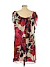 Diane von Furstenberg 100% Silk Red Cocktail Dress Size 12 - photo 2