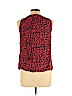 Anne Carson 100% Rayon Red Sleeveless Blouse Size L - photo 2