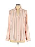 Express 100% Polyester Pink Long Sleeve Blouse Size L - photo 1