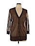 Ann Taylor LOFT Gray Brown Cardigan Size L - photo 1
