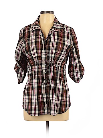 Bongo 3/4 Sleeve Button-Down Shirt (view 1)