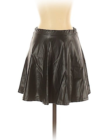 Cefian U.S.A. Faux Leather Skirt (view 1)