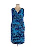 Jones New York Blue Casual Dress Size 18 - photo 1