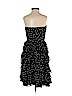 White House Black Market 100% Polyester Black Casual Dress Size 2 - photo 2