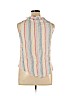 Torrid 100% Rayon Blue Sleeveless Blouse Size 1X Plus (1) - photo 2