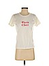 Madewell et Sézane 100% Cotton Ivory Short Sleeve T-Shirt Size S - photo 1